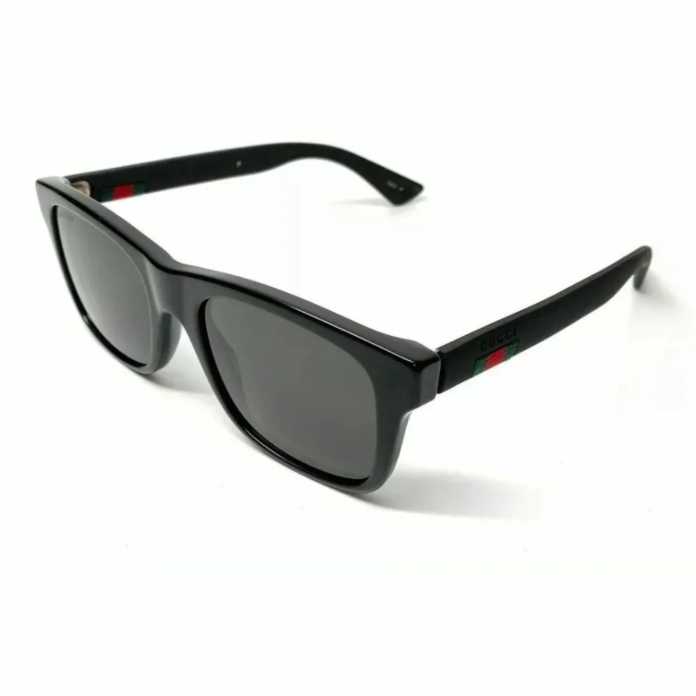 Gucci Men's Black Polarized 53mm Sunglasses